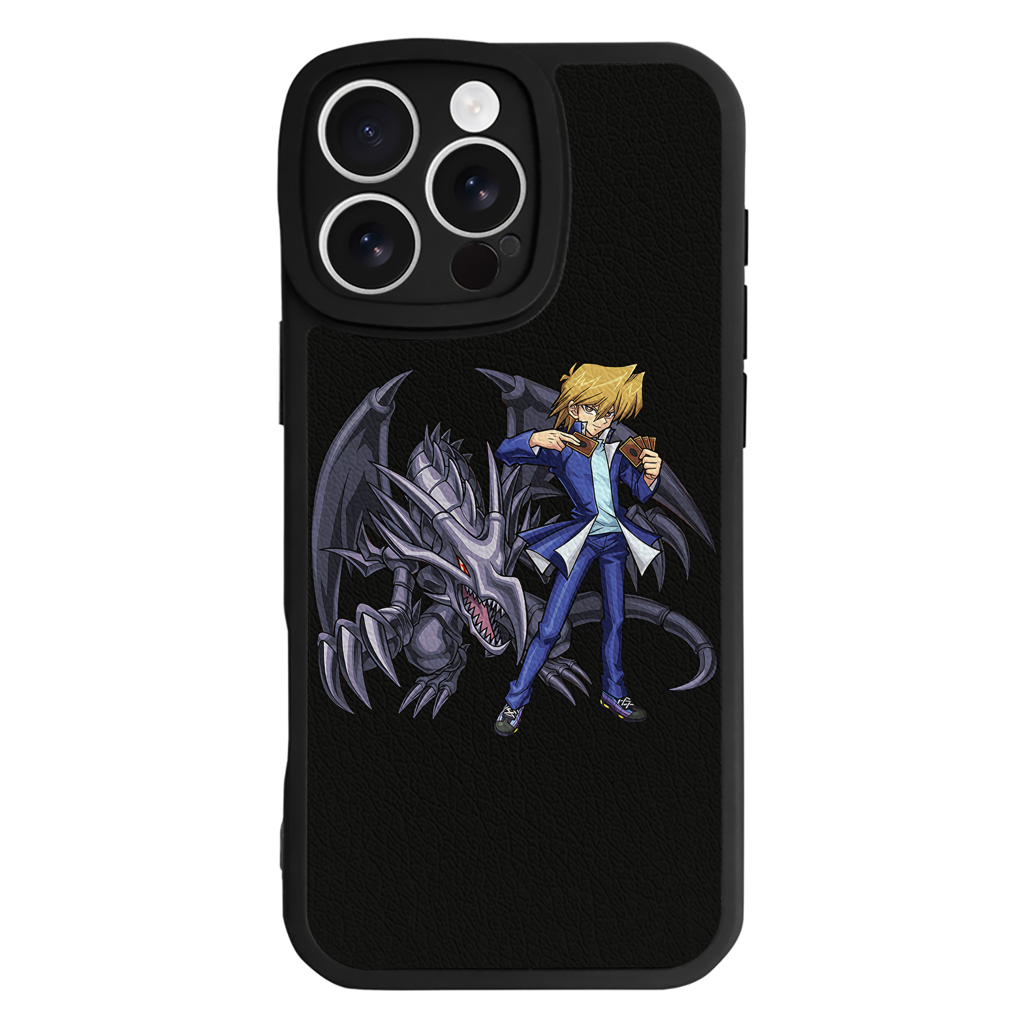 （画像用） 遊☆戯☆王 Yu-Gi-Oh! 【iPhone 16シリーズ対応】シリコンスマホケース（レザー調） 材質：シリコン